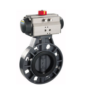 220VAC <span class=keywords><strong>380VAC</strong></span> 24VDC الكهربائية upvc صمام فراشة - Product Image 2