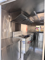 Chariot de cuisine mobile Hamburg personnalisé de 13 pieds, remorque alimentaire certifiée CE DOT, remorque de restaurant, camion alimentaire, food truck