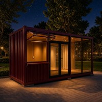 Maison modulaire de luxe en conteneur maritime de 20 pieds ou 40 pieds, construction rapide, préfabriquée, détachable, pour villa, hôtel, appartement