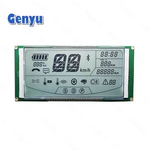 OEM TN LCD Module Speedometer Screen HTN Positive White LED Backlight HT1621 PCB COB Meter LCD Display Custom Segment LCD