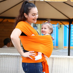 Hands-Free <strong>Baby</strong> <strong>Carrier</strong> Wrap Soft &amp; Stretchy <strong>Baby</strong> Wraps <strong>Carrier</strong> Newborn to Toddler 7-35 Lbs One Size Fits All <strong>Baby</strong> Holder Wrap - Product Image 3