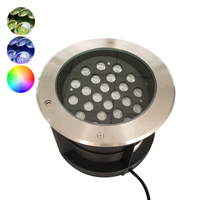 Lumière souterraine LED RVB IP65 étanche, faisceau réglable, lampe encastrée pour jardin/patio/piscine/paysage