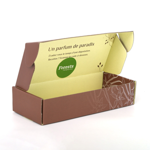Boîte d'expédition en carton ondulé personnalisée avec logo écologique pour emballage cadeau / cosmétique / vêtements - Product Image 6