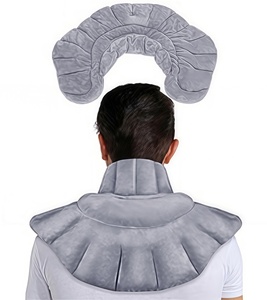 Almohadilla térmica para microondas para aliviar el dolor <span class=keywords><strong>de</strong></span> espalda, compresa térmica húmeda para microondas para espalda completa, estómago, cuello y hombros - Product Image 4