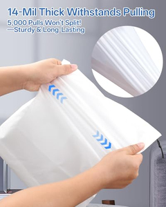 Sacs à chaussures de voyage avec cordon de serrage, imperméables, anti-poussière, portables, sacs de rangement pour chaussures de voyage, sacs à chaussures transparents - Product Image 6