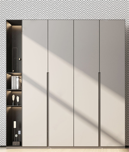 Ensemble de garde-robe personnalisé dressing-in <span class=keywords><strong>vestiaire</strong></span> coiffeuse combinaison style crème une <span class=keywords><strong>porte</strong></span> à la garde-robe du haut - Product Image 5