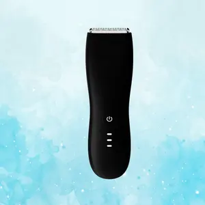 Customized Logo Man Groomer Wet/Dry Ceramic Blade Cordless Pubic Electric Body Shaver Ball Hair Trimmer