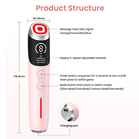 K-Beauty Style Wiederaufladbares Mikrostrom-LED-Gerät zur Hautverjüngung, Kollagen-Faltenentferner, Derma-Gerät für DTC-Launch Schnelle Musterlieferung