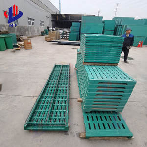 Nuevo Material <span class=keywords><strong>BMC</strong></span> 2,2 m X 0,6 m Tablero de estiércol de oveja de carga fuerte verde con espacio de 1,6 cm para granja de ovejas - Product Image 6