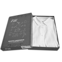 Emballage de luxe Boutique Vêtements Vêtements Hommes Chemise d'affaires Boîte d'emballage cadeau LOGO personnalisé