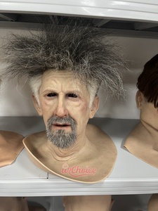 Suministro de Fábrica: Casco de Silicona de Grado Cinematográfico con Barba/Cabello Realista para Disfraz, OEM Personalizado, <span class=keywords><strong>Belleza</strong></span> y Cuidado Personal para Crossdressing - Product Image 4