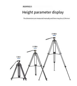 Profesyonel 64 inç alüminyum alaşım <span class=keywords><strong>Tripod</strong></span> için DSLR kameralar yeni tasarım hafif taşınabilir ve esnek dijital - Product Image 2