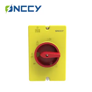 ONCCY Boîtier étanche AC Interrupteur d'isolation/Rail Din/Verrouillage de porte/Montage sur panneau Isolateur AC 3P/4P 690V 20A-80A