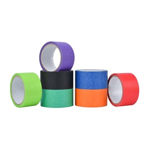 Nhiều màu mục đích chung mặt nạ Băng giấy trong nhà ngoài trời mạnh mẽ dính Crepe miễn phí dư lượng sơn chịu nhiệt Trắng - Product Image 1