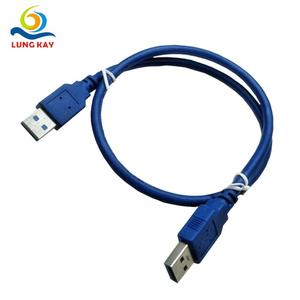 Lung Kay <b>Usb</b> 3.0 A Male <b>To</b> <b>Mini</b> 10 Pin Cable Blue Copper Wire For Hard Drive Enclosure - Product Image 1