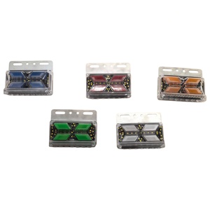 Pièces de système d'éclairage de camion de haute qualité, éclairage latéral LED de type X pour camion, 24V 100W, universel pour camions et remorques - Product Image 3