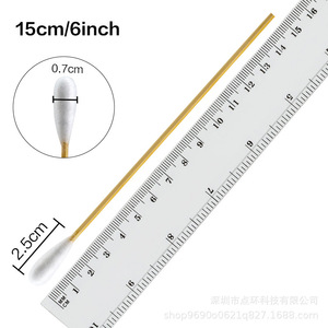 Hisopos de Algodón Bonson de Cabeza Grande de 8 mm para Cuidado Bucal de Mascotas, Paquete de 50 Herramientas Absorbentes para Aseo - Product Image 4