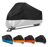 Housse de moto toutes saisons BSW-SGR-01 en tissu Oxford durable, imperméable, anti-UV et anti-poussière, avec trou de verrouillage, logo OEM personnalisé, vente en gros usine