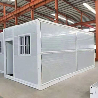 Maisons conteneurs pliantes chinoises à dépliage rapide, préfabriquées en kit, 20 pieds, 40 pieds, portables, modulaires, mini-maisons, maisons, camps