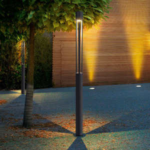 Lampadaire LED Solaire Extérieur Moderne avec Capteur de Mouvement, Corps en Fer, Blanc Neutre 4100K, IP65, AC 220V, Angle de Faisceau 144°, IRC - Product Image 4