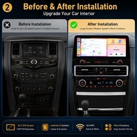 Autoradio 12,3'' 1920x720 Écran tactile capacitif 8 cœurs 4G DSP Lecteur multimédia Android pour Patrol Y62/QX80/QX56 2010-2022
