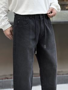 Streetwear personnalisé de luxe tissé Chino Cargo <span class=keywords><strong>Jean</strong></span> Pantalon de survêtement Baggy Pantalon décontracté pour homme Pantalon Fabricant - Product Image 4