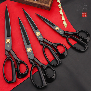 8inch màu đen chuyên nghiệp may kéo sắc nét Lưỡi Vải kéo thợ may - Product Image 2