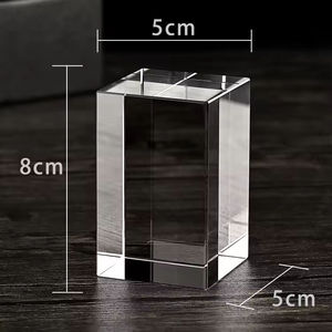 Blocchi di Cristallo K9 con Incisione 3D Personalizzata, Ornamenti per Decorazione Domestica - Product Image 5