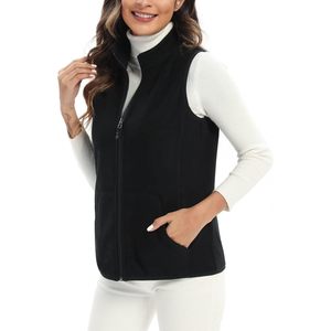 FOXA Women's Fleece <b>Vest</b> With Pockets Full Zip Warm Outerwear XS 2XL - Product Image 3