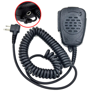 Micrófono de Radio SM12 con Conector K&M Opcional, Clip Trasero Giratorio y Conector para Auricular, para <span class=keywords><strong>Walkie</strong></span> <span class=keywords><strong>Talkie</strong></span> Kenwood, Linton, Puxing - Product Image 1
