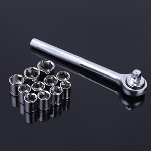 Juego de llaves inglesas de combinación portátil de <span class=keywords><strong>40</strong></span> piezas Cr-V plástico acero Manual reparación de automóviles herramientas de mano juego de enchufes - Product Image 3