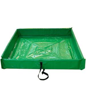 Bermes de confinement pliables en PVC anti-déversement résistant à l'huile Bâche en vinyle PVC Bermes murales en mousse pour <span class=keywords><strong>bassin</strong></span> de déversement - Product Image 3