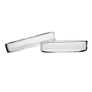 Boîte de Pétri en <span class=keywords><strong>verre</strong></span> de laboratoire de bonne qualité, boîte de Pétri en <span class=keywords><strong>verre</strong></span> borosilicate de 90 mm pour la culture de bactéries en microbiologie - Product Image 1