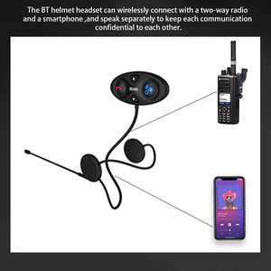 Nhà Máy DK10 <span class=keywords><strong>Bluetooth</strong></span> Mũ bảo hiểm intercom Tai nghe cho xe máy nhóm Rides - Product Image 3