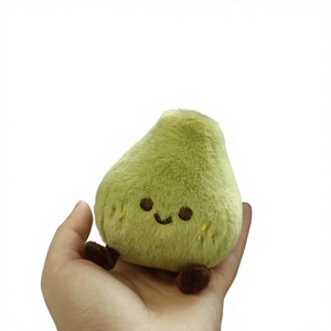 Cartoon Green Pear Bag Pendant Small <b>Doll</b> Plush Keychains PP Cotton for Birthday <b>Accessories</b> Home Decoration Hanging Ornament - Product Image 6