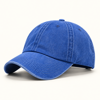 Casquette de baseball unisexe vintage délavée à 6 panneaux en coton vieilli avec sangle réglable pour adultes, idéale pour le sport et la protection solaire