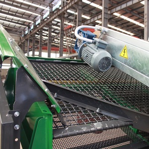 Séparateur <span class=keywords><strong>de</strong></span> compost, sable et <span class=keywords><strong>gravier</strong></span> pour terreau, tamis vibrant portable à double pont linéaire 20 pour le recyclage des déchets - Product Image 5