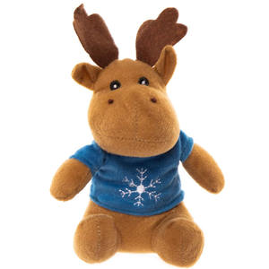 Peluche de Noël en forme de renne, jouet en peluche, <span class=keywords><strong>animal</strong></span> fantaisie, idéal pour les enfants, parfait pour les fêtes, porte-clés, remplissage de sac, broderie, mini peluche personnalisée - Product Image 2