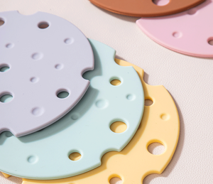 Cheese Design Silicone <b>Trivet</b> Mat for Hot Dishes, Cup Coaster for Kitchen Potholders, Pot Pan Protectors - Product Image 6