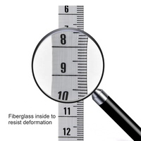 Ruban à mesurer double face durable pour mesurer la taille, les vêtements, les tissus, la couture, fabriqué en fibre de verre flexible