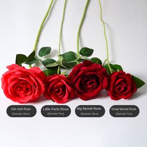 <span class=keywords><strong>Ramo</strong></span> de Rosa Individual de Seda Artificial Hecho a Mano para Decoración de Bodas - Alta Simulación, <span class=keywords><strong>Precio</strong></span> de Fábrica al por Mayor - Product Image 3