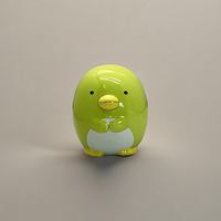 Tirelire en dolomite peinte à la main, oiseau jaune 3D - Sculpture de poussin mignon personnalisée pour enfants