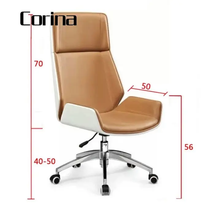 computer office leather chair boss tall aluminum base executive PU leather office chairs