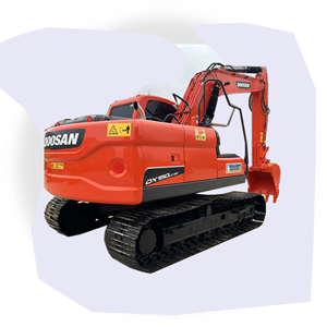 รถขุดตีนตะขาบ Doosan DX150 15 ตัน มือสองคุณภาพสูง เครื่องยนต์มอเตอร์ รับประกัน 1 ปี ผลิตในเกาหลี ประสิทธิภาพสูง - Product Image 1