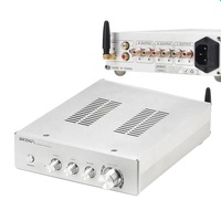 BRZHIFI Audio Dual Core TPA3255 Amplificateur haute puissance Amplificateur audiophile 2.1 canaux BT5.0 Subwoofer Stéréo Amplificateur HIFI