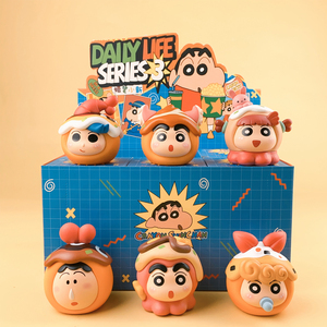 Caja Sorpresa de Frutas Crayon <span class=keywords><strong>Shin</strong></span>-chan 2ª Generación - Cápsula Misteriosa de Anime, Figura Coleccionable de Dibujos Animados - Product Image 4