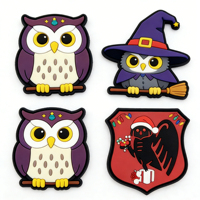 Parches Uniformes Personalizados 2D de Goma Suave PVC 3D de Fieltro No Tejido, Cosidos, Termoadhesivos, Lavables, con Diseños de Corazón, Flor y Alfabeto, Muestra Gratuita Directa del Fabricante