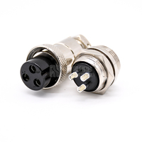 Connecteur GX16 3 broches, adaptateur femelle XLR 16 mm, coque ronde en métal