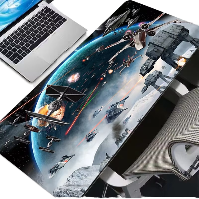 Large Heated Gaming Mouse Pad Non Slip Rubber Desk Mat 900x400mm for Keyboards Laptops and PCs