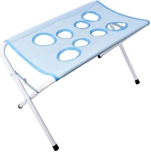Foldable Metal Pet Grooming <b>Table</b> Dog <b>Bath</b> Stand Anti Scratch Anti Bite Hammock Bed for Bathing - Product Image 1